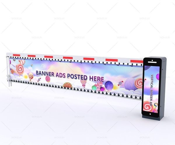 wonsun boom barrier advertising